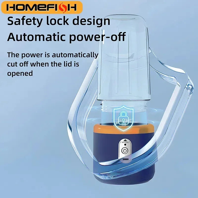 HOMEFISH Portable Rechargeable Juice Cup