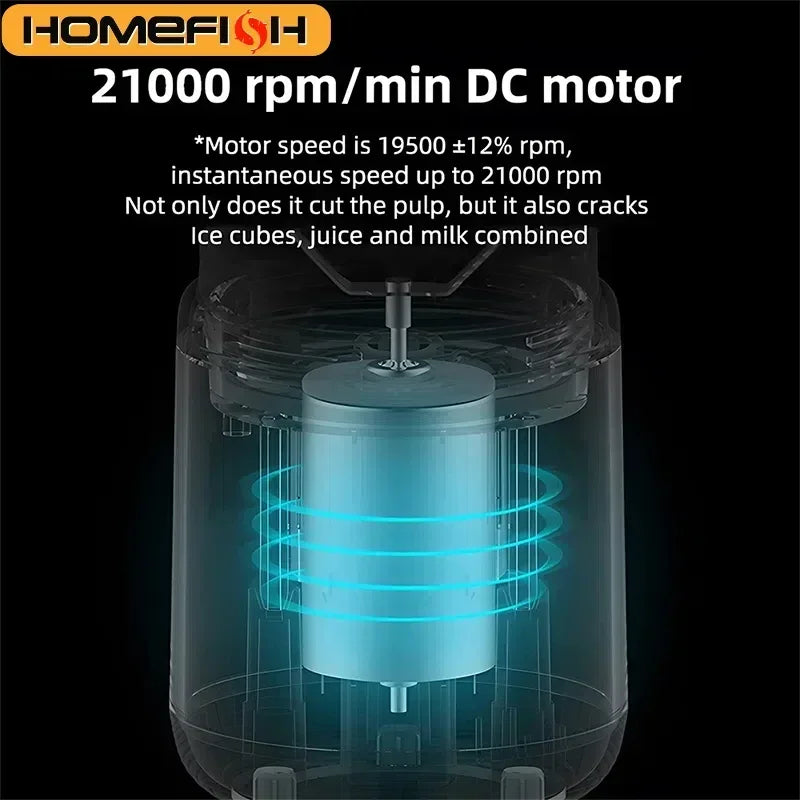 HOMEFISH Portable Rechargeable Juice Cup