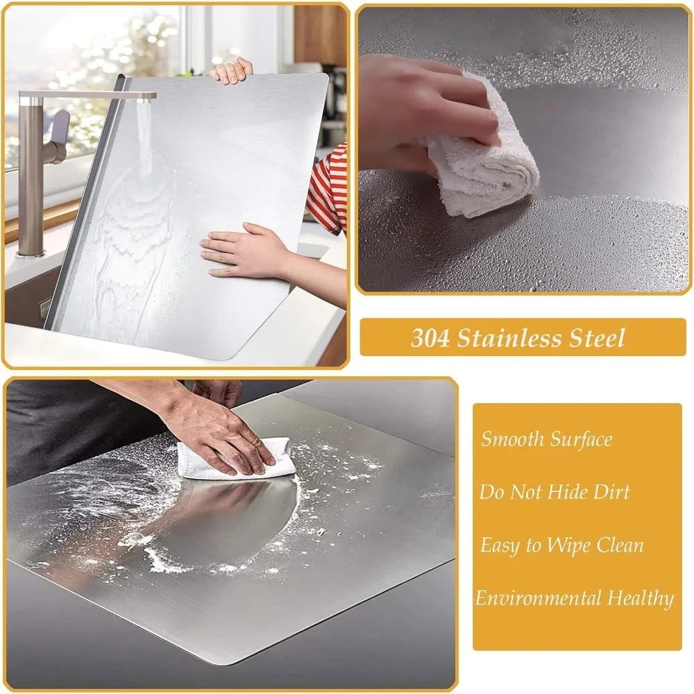 304 Stainless Steel Non-Slip Chopping Board