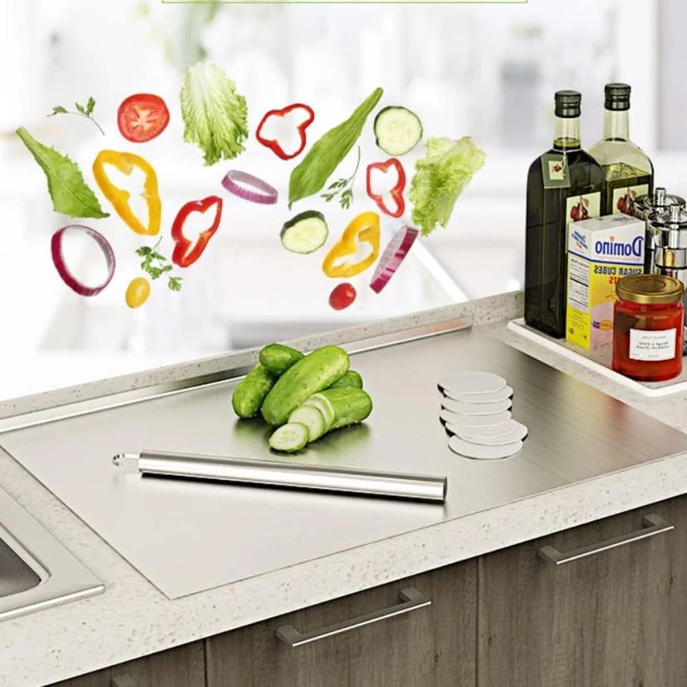 304 Stainless Steel Non-Slip Chopping Board